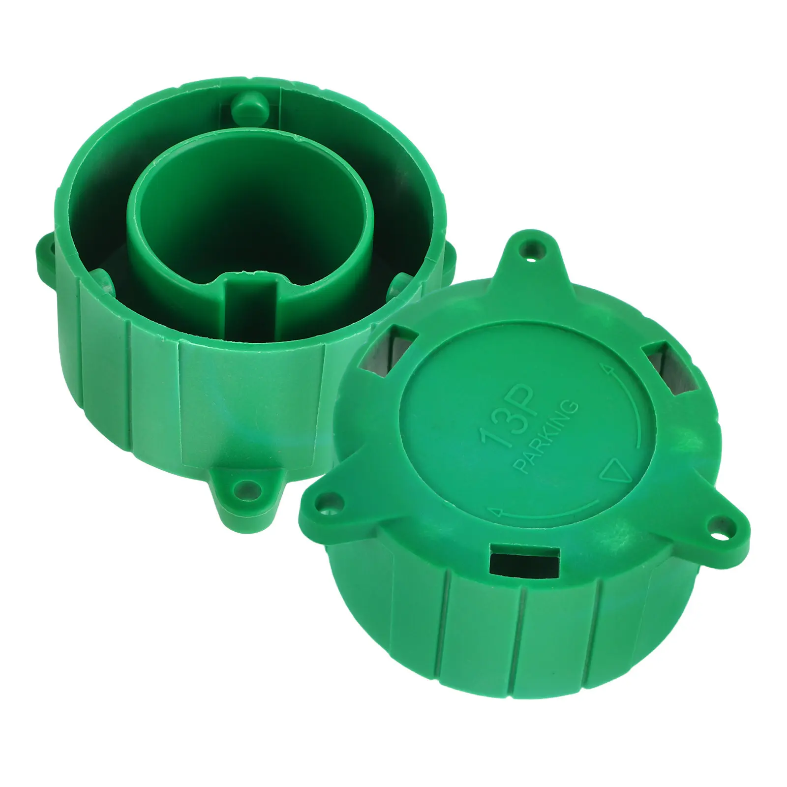 2Pcs Universal 13 Pin Trailer Connector Cover Waterproof Dustproof Cap for Travel Trailer Rv Truck Electrical Socket Plug