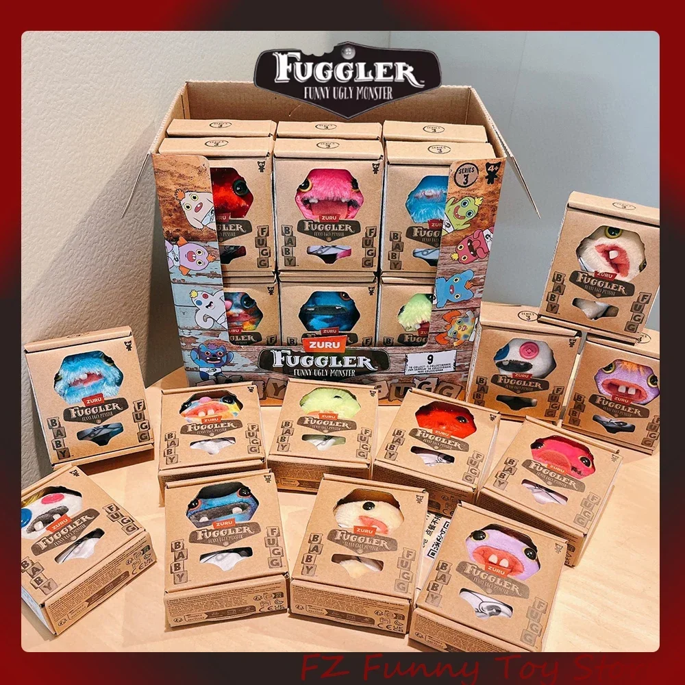 

100% juguete de peluche Original, divertidos dientes feos, monstruos para bebés, muñecos suaves y bonitos, regalos