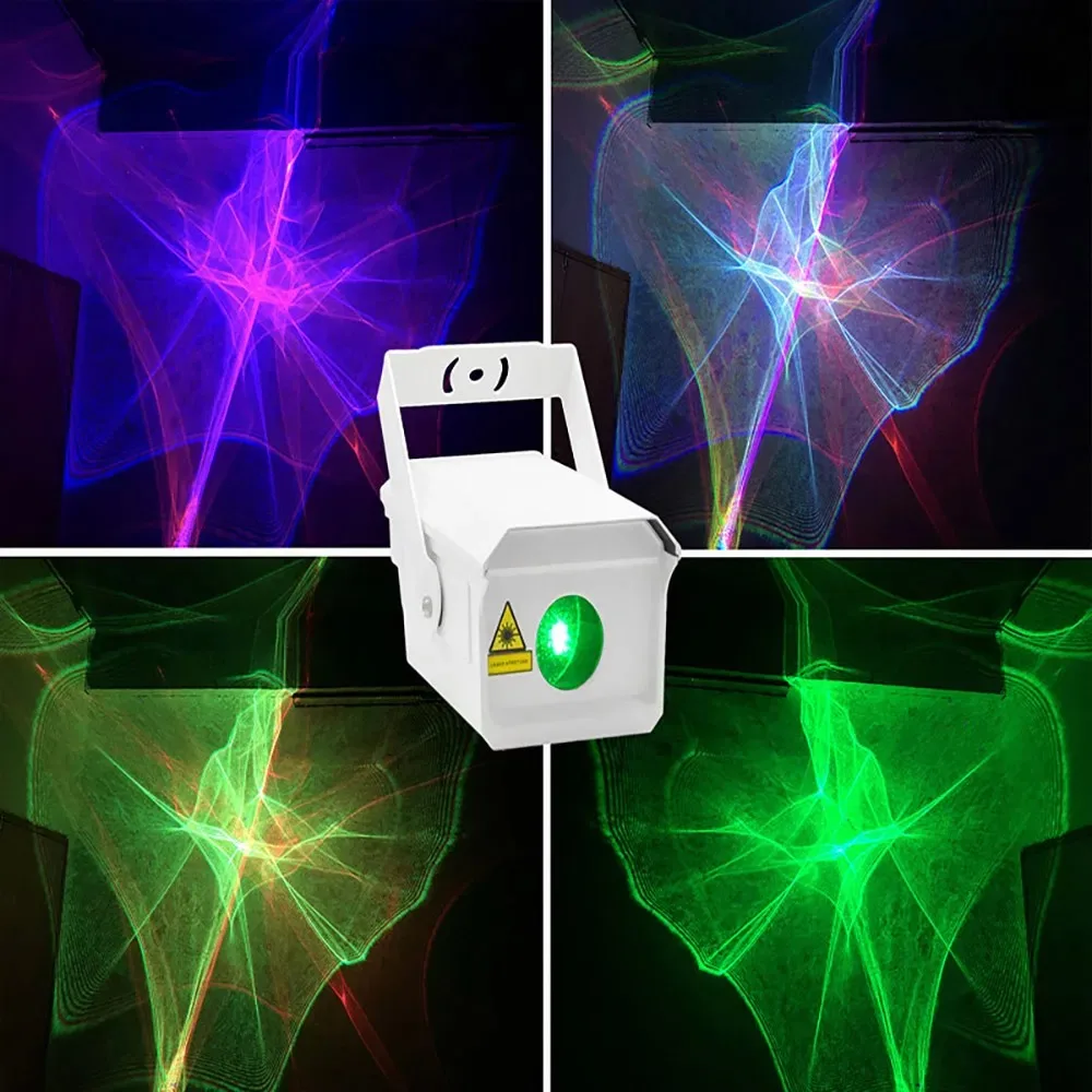 Waterproof Laser Projector RGB 2W Aurora Laser Stage Lighting