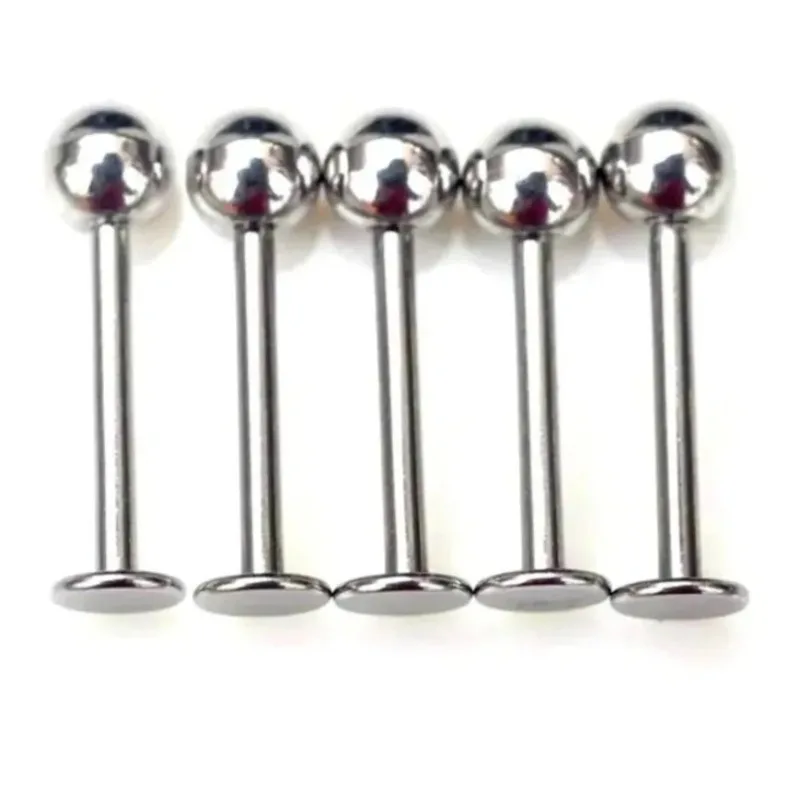 90/45 Pcs Mixed Styles Stainless Steel Eyebrow Navel Belly Lip Tongue Nose Piercing Bar Ring Labret Barbell Tunnel Body Jewelry