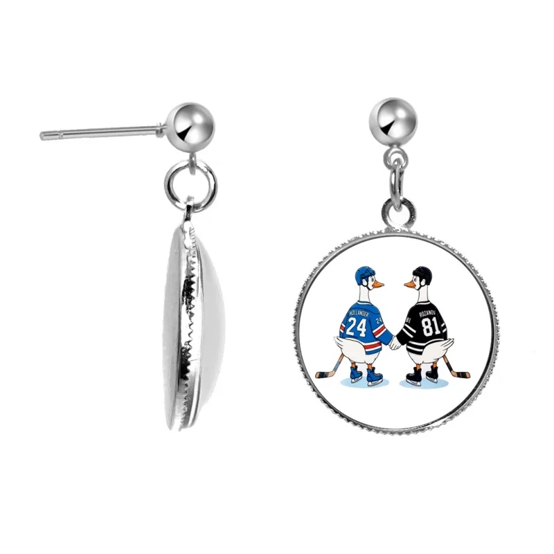 Hot TV H-Heated Rivalry Character Shane Hollander 20mm Ear Bead Earrings Pendent Handmade Accessories Jewelry Fans