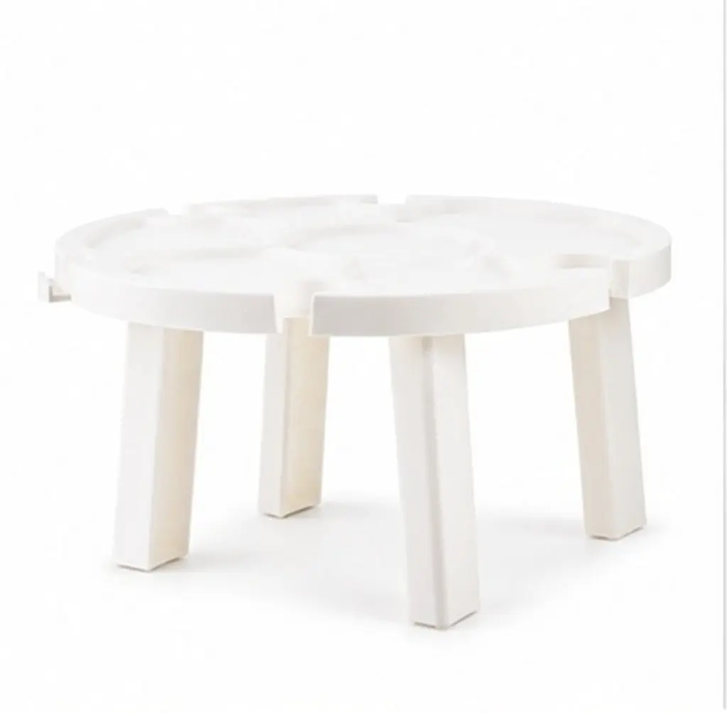 Foldable Round Picnic Table – Lightweight Portable Outdoor Table for Camping, Parties, Holidays & Backyard Use