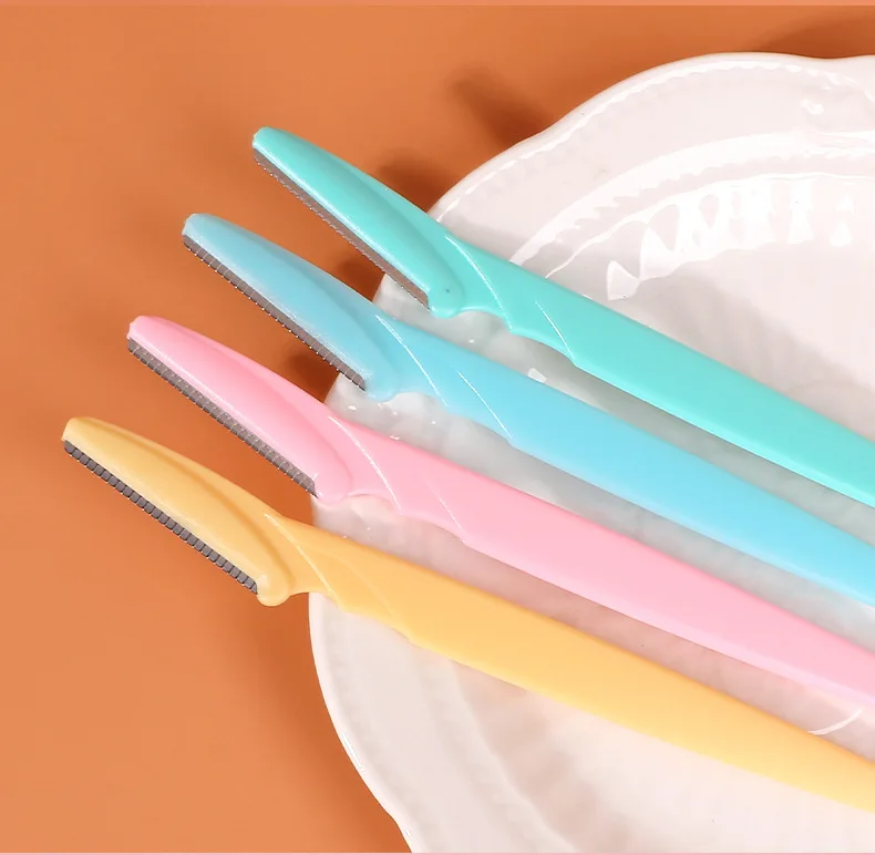 Wenkbrauw Trimmer Messen Makeup Tools Draagbare Gezicht Scheermes Haar Remover Cutter Brow Epileren Ontharing Eye Scheerapparaat Blades