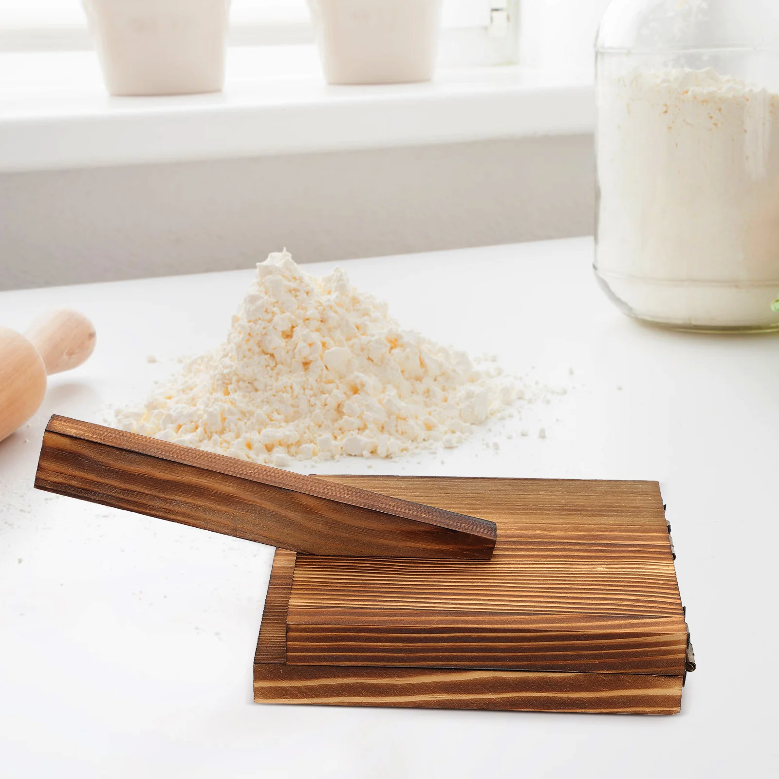 

Wooden Dough Tool Making Equipment Food Grade Kitchen Gadget Home Accessories Dumpling Skin Mold Wood Press Tool For Dumpling