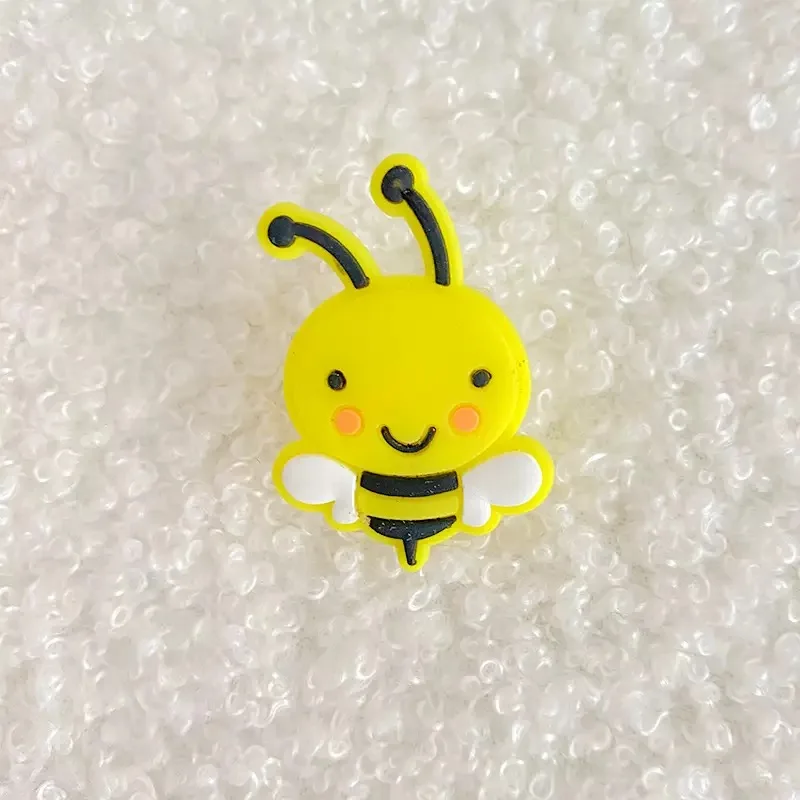 10 / 15 Pieces Of New Kawaii Soft Glue Cartoon Bee Flat DIY Crafts Scrapbook Hair Bow Center Accessories Embellishment A126
