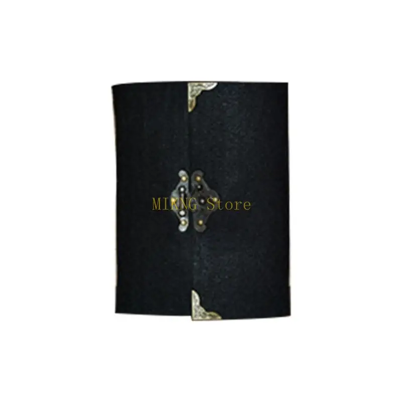 Retro Travel Notebook with Lock for Key Diary Planner Journal Notepad Kraft Paper Business Sketching Writing best sale