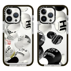 Trendy Creative Atomic Balls Collision Case For iPhone 15 14 13 12 11 Pro X XS XR Max 7 8 Plus SE Soft TPU Shockproof Back Cover