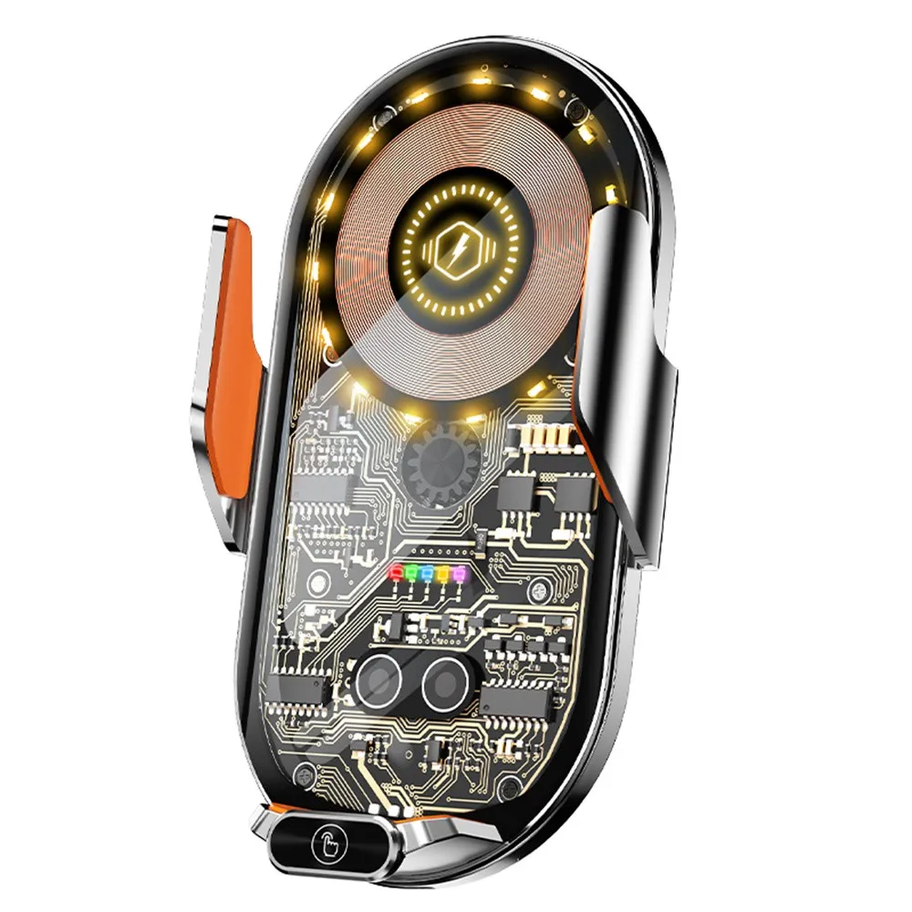 

Автомобильное беспроводное зарядное устройство для монтажного кронштейна для монтажа вентиляционного отверстия подходит для iPhone 16 15 14 13 Pro Max xiaomi Samsung Huawei 15 Вт станция быстрого зарядки