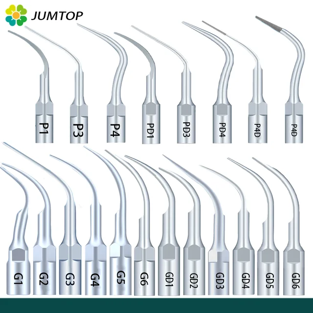 5 sztuk stomatologiczny skaler ultradźwiękowy końcówka skalująca końcówka Periodontologia endodoncja Fit EMS dzięcioł SATELEC DTE NSK