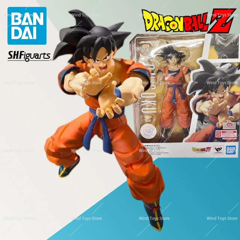 

Bandai S.h.figuarts Shf Dragon Ball Z Son Goku Raised on Earth Action Figure Collectible Model Toy Gift