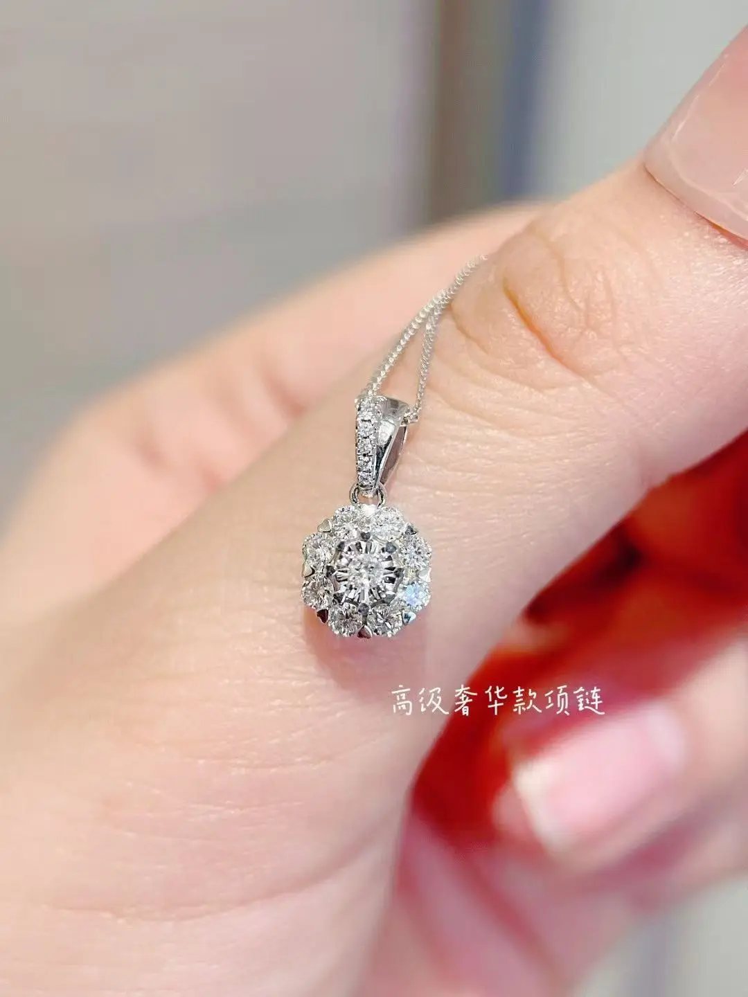 

XCL ROMANTIC CLASSICAL LUXURY SEETING EARRING STUD FINE JEWELRY FOR PARTY WEEDING ENGAGEMENT GIFT