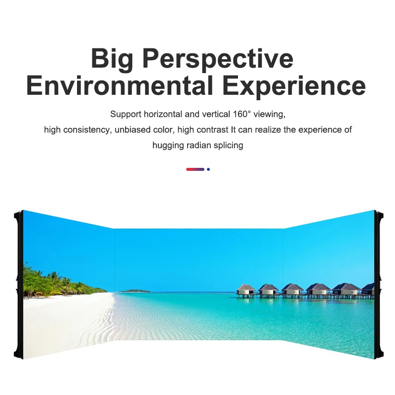 Indoor P1.25 16:9 LED Video Wall Display Screen 320x160mm Elevator Digital Poster Advertising Signage Wayfinding Subway Retail