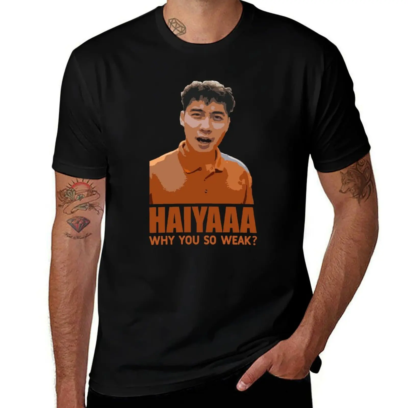 Haiyaa, why so weak? - Uncle Roger T-Shirt Fashion Letter Print T-Shirt