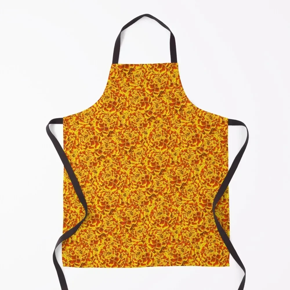 

French Marigold Apron Kitchens For Men kitchen jacket woman Women's Dress Kitchen Tools Accessories Apron