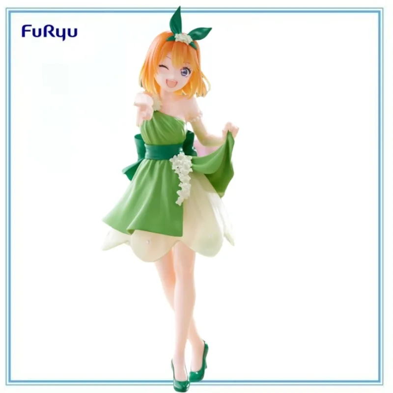 

Очаровательная аниме-фигурка BANDAI Authentic ANIME: девочка оранжево-возрачная в зеленом платье с заячьими ушками — идеально подходит для коллекционеров и фанатов