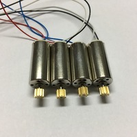 4PCS Upgrade CW CCW Motor with Metal Gear Set Spare Part for Hubsan X4 H502S H502E RC Drone Motor Spare Part Accessory