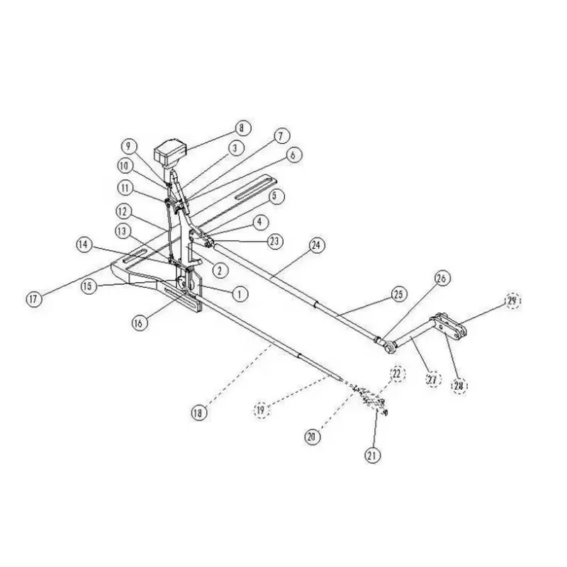 For CQF-TLWG II 1-7 Professional manual controller for automobiles, suitable for disabled drivers, auxiliary device