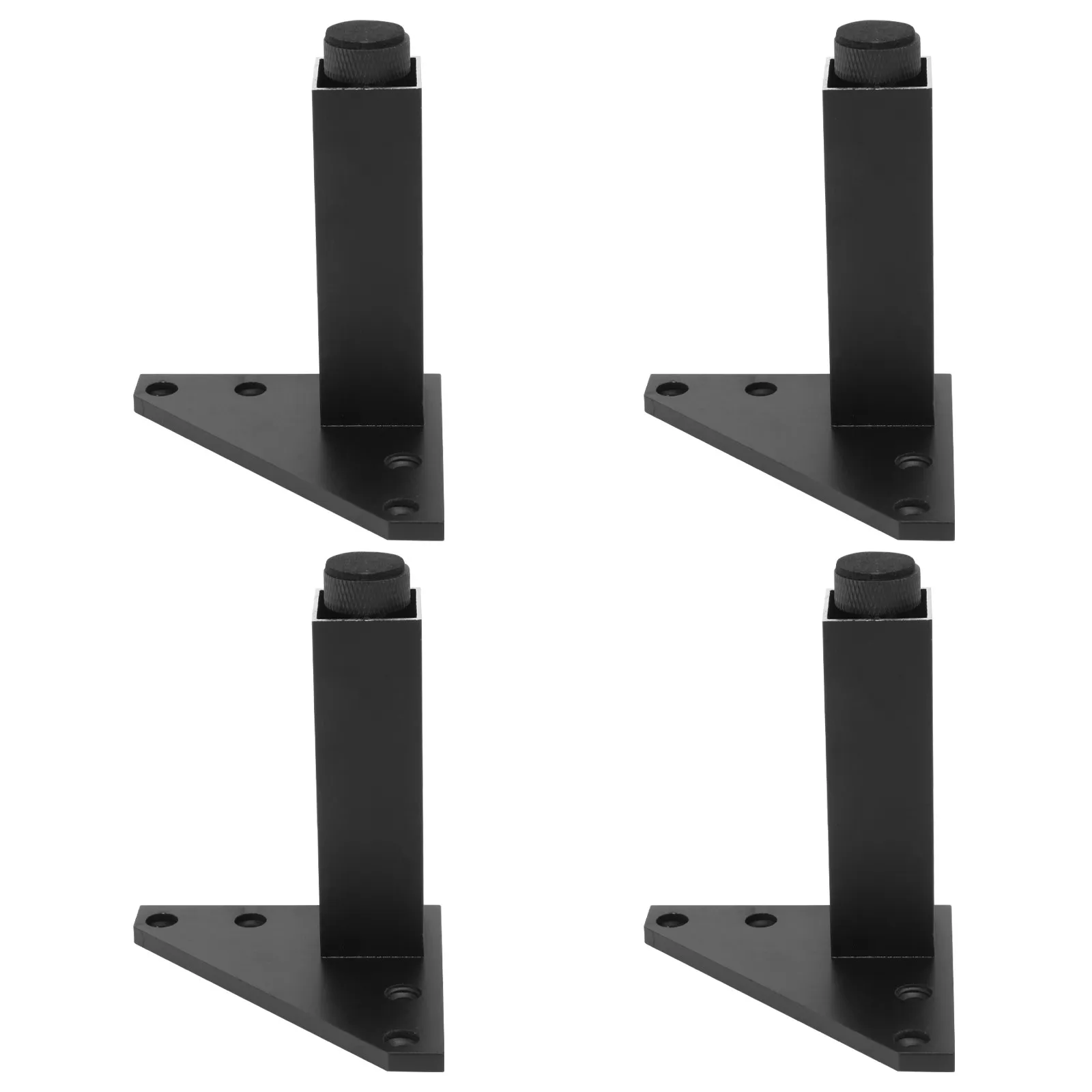 4Pcs Premium Aluminum Alloy Multi Purpose Furniture Support Legs Easy Install Strong Load Bearing for Cabinet Sofa Chair