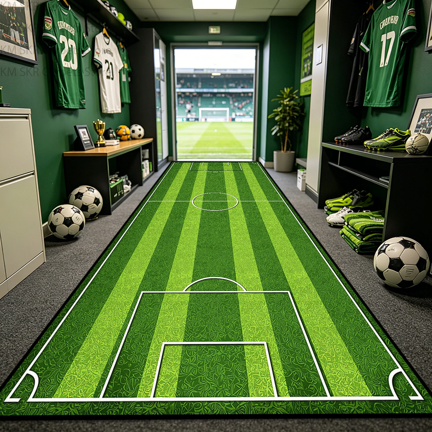 3D Fußballfeld Sport-Stil Flur – Outdoor Sport Field Bewertung und Preis