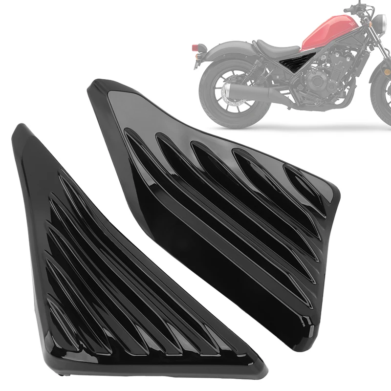 

Motorcycle Bright Black Side Frame Engine Guard Fairing Protector Cover For Honda Rebel CMX 300 500 CMX300 CMX500 2017-2023
