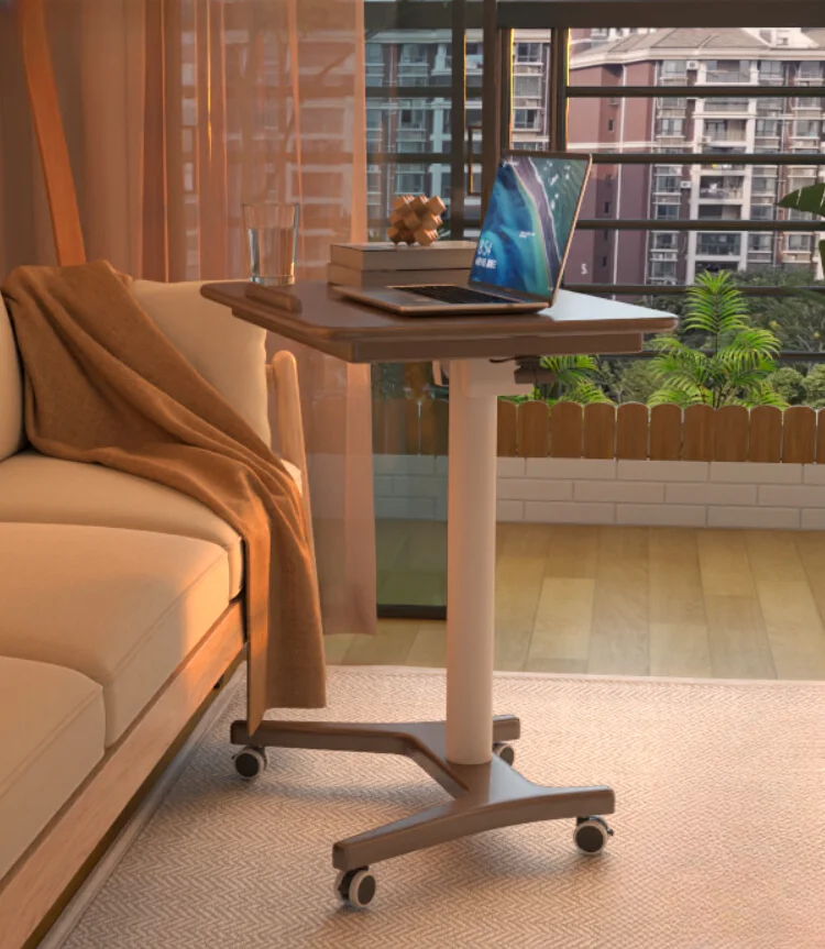 Sofa Side Table Lifting Office Learning Computer Desk Solid Wood Bedside Table Movable Folding Coffee Table