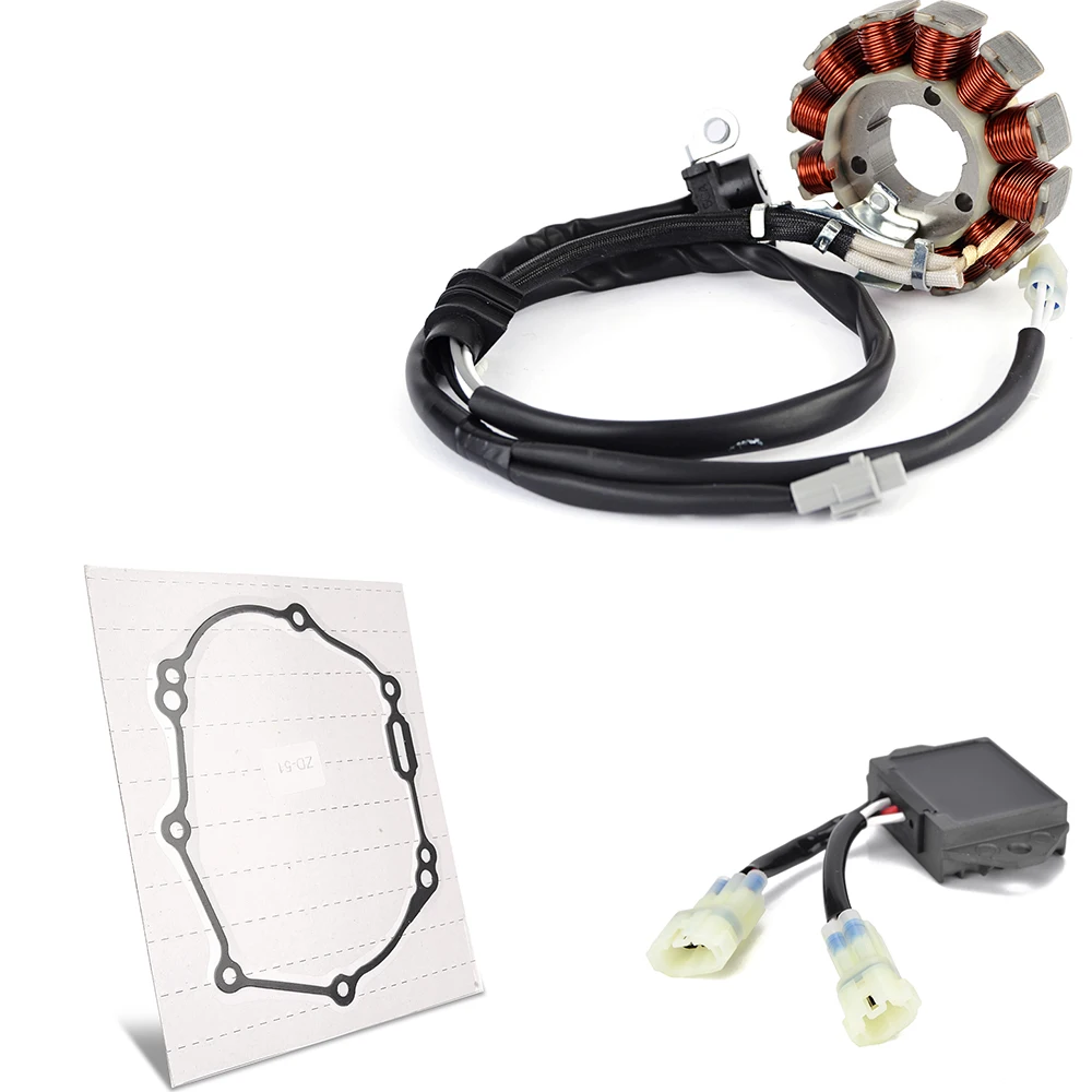 

Rectifier Regulator Stator Coil Gasket for Yamaha YZ250 YZ250F 2014-2018 YZ 250 YZ250F Anniversary 2016 1SM1545100 1SL8196000