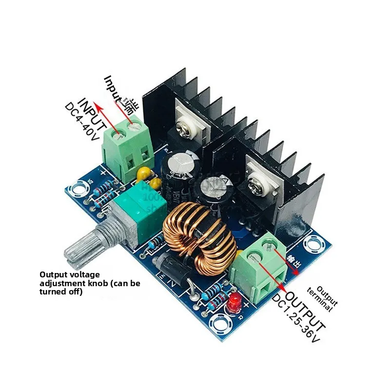 DC-DC Step-down Module XL4016E1 High-power DC Voltage Regulator 8A with Voltage Regulator