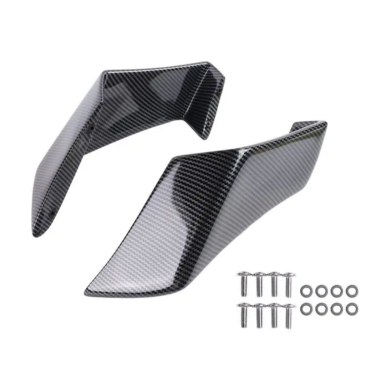 NEW-Fixed Wing Spoiler Winglet Aerodynamic Kit For Motorcycle For Aprilia RSV4 RF 2009 2010 2012 2013 2014-2021 Gloss