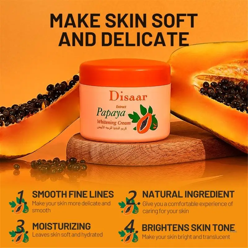 Disaar Nourishing Face Cream Papaya Anti-Wrinkles Anti Aging Whitening Day Cream Moisturizer Nourishing Moisturizing Cream 120g