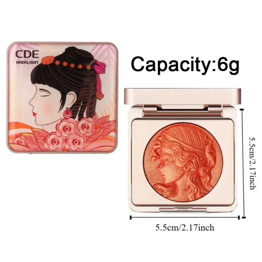 À prova dwaterproof água veludo fosco pêssego rouge longa duração sweatproof rosa bochecha matiz blush brilhante natural monocromático blush paleta