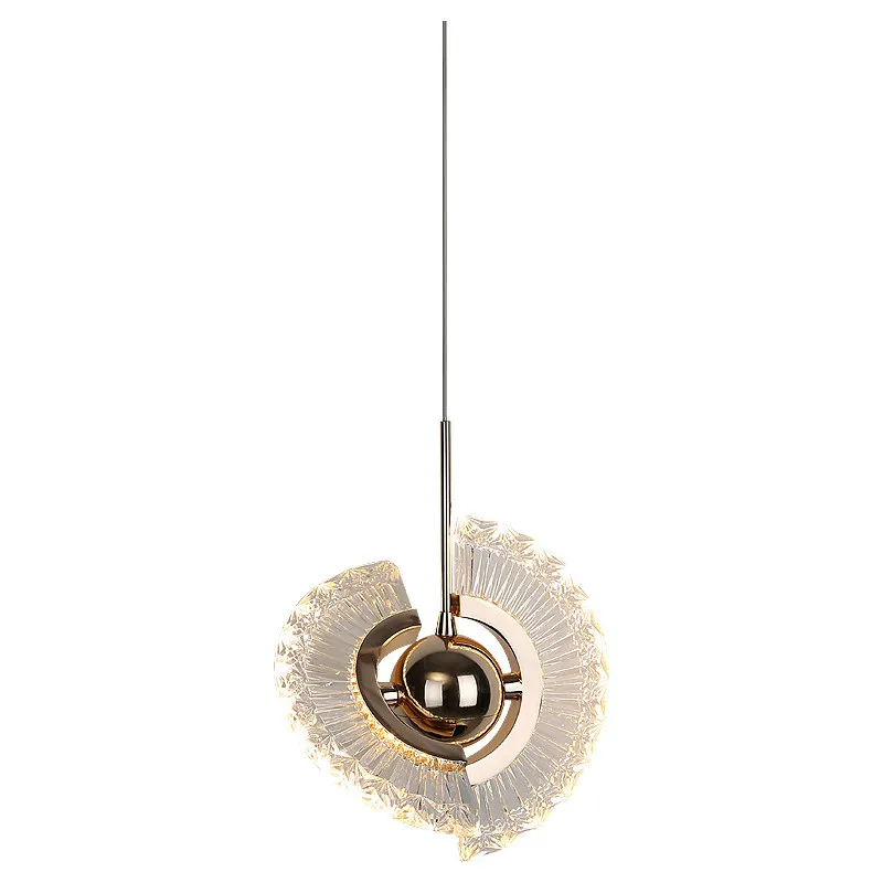 

Modern light luxury creative flying saucer chandelier bedroom bedside bar small chandelier