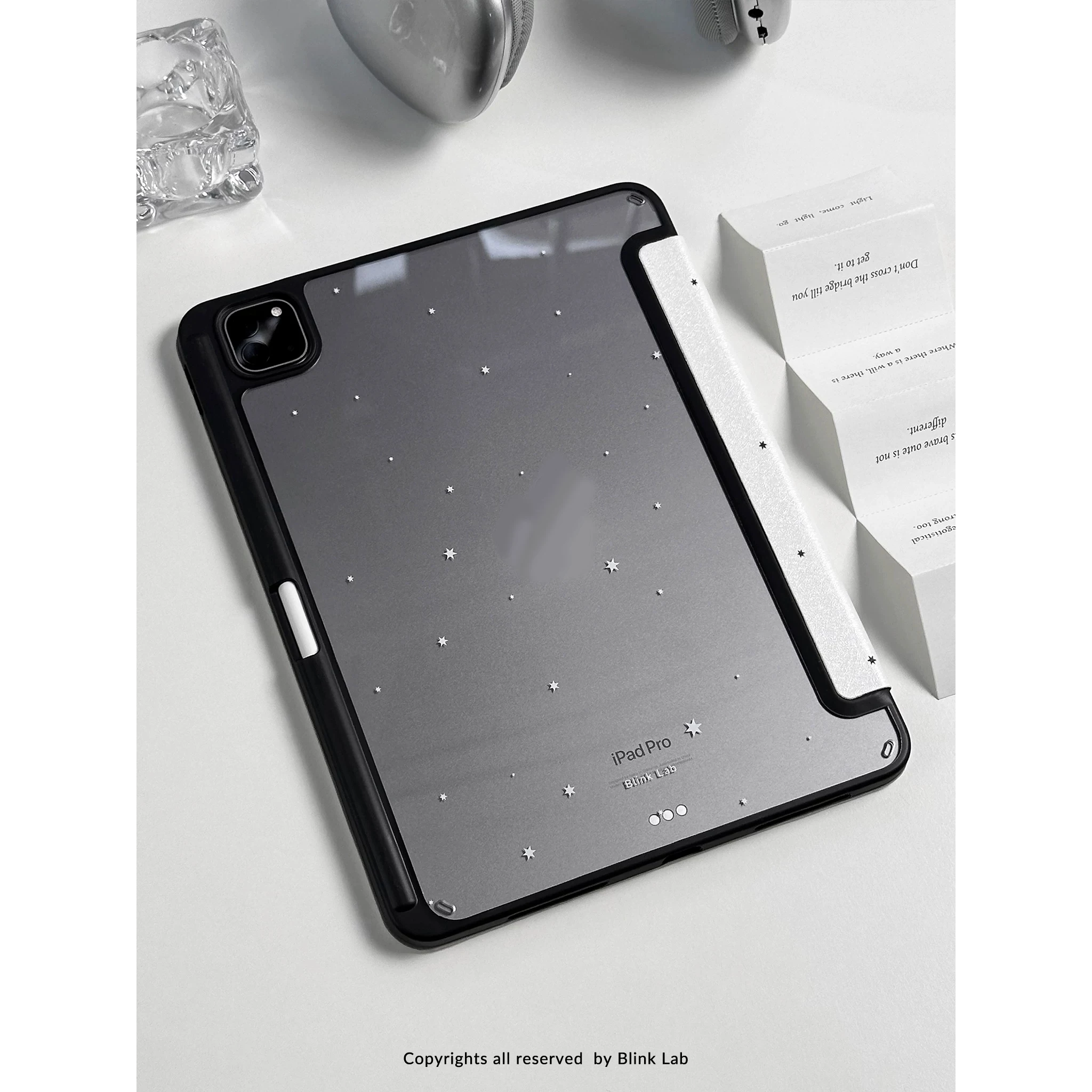 Original Black and White Star Simple ins Cartoon For iPad Case iPad Air 11 10 9 8 7 6 5 Pro Mini 10.2