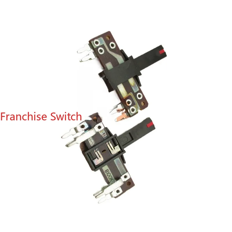 50 Stück Gesamtlänge 30 mm Schaft 15 mm 100 K Inline-Stecker, doppeltes vertikales gerades Schiebepotentiometer B100K Schiebefader