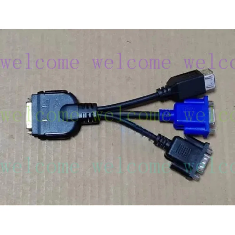 

1 шт. Новый адаптер кабеля UCS KVM 37-1016-01 VGA USB DB9 Serial