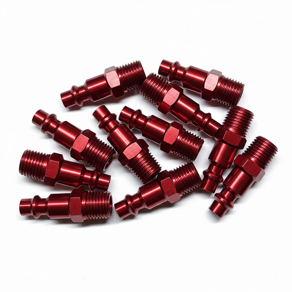 A27F-Luftschlauch 1/4" NPT Schnellkupplungs-Set Hochdruck-Aluminium-Pneumatik-Schnellverbinder Werkzeuge für Luftkompressor – Detail 6