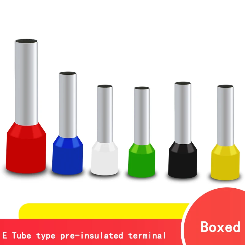 400pcs Tube Type Terminal Set European Type Tube Type Terminal Combination Boxed Cold Pressing Terminal image 5