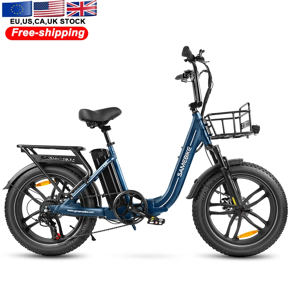 EU Warehouse C05 Pro 20 Inch Electric City Bike 250w Rear Hub Motor 36V 13AH Lithium Battery Cheap Folding E-Bike Fat Tire Ebike