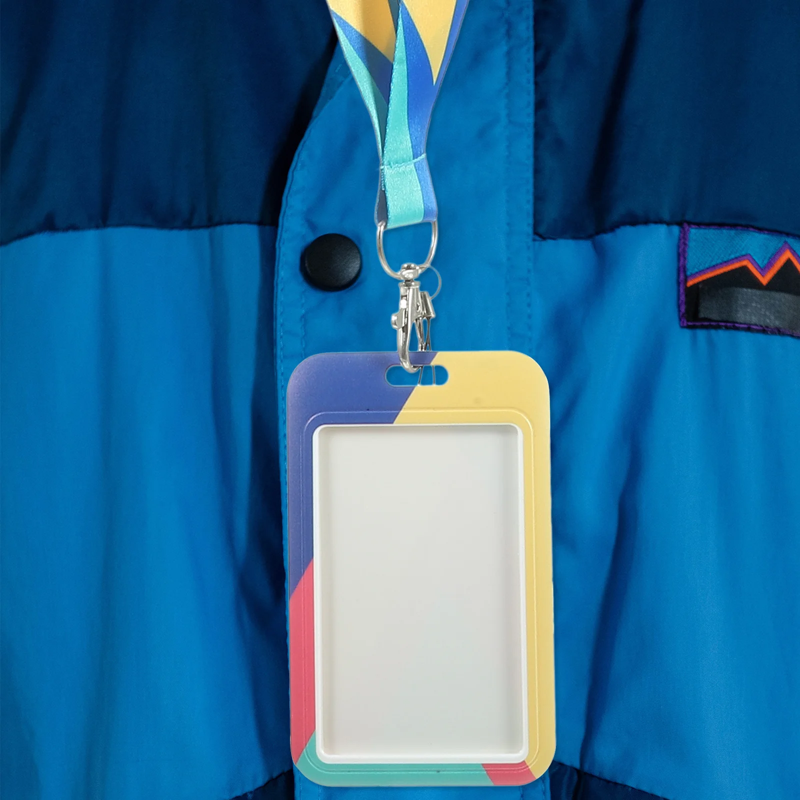 

Id Card Holder Hard Name Badge Sleeve Transparent Front Window Protective Card Cover Cards Holder Bus Cards Cover