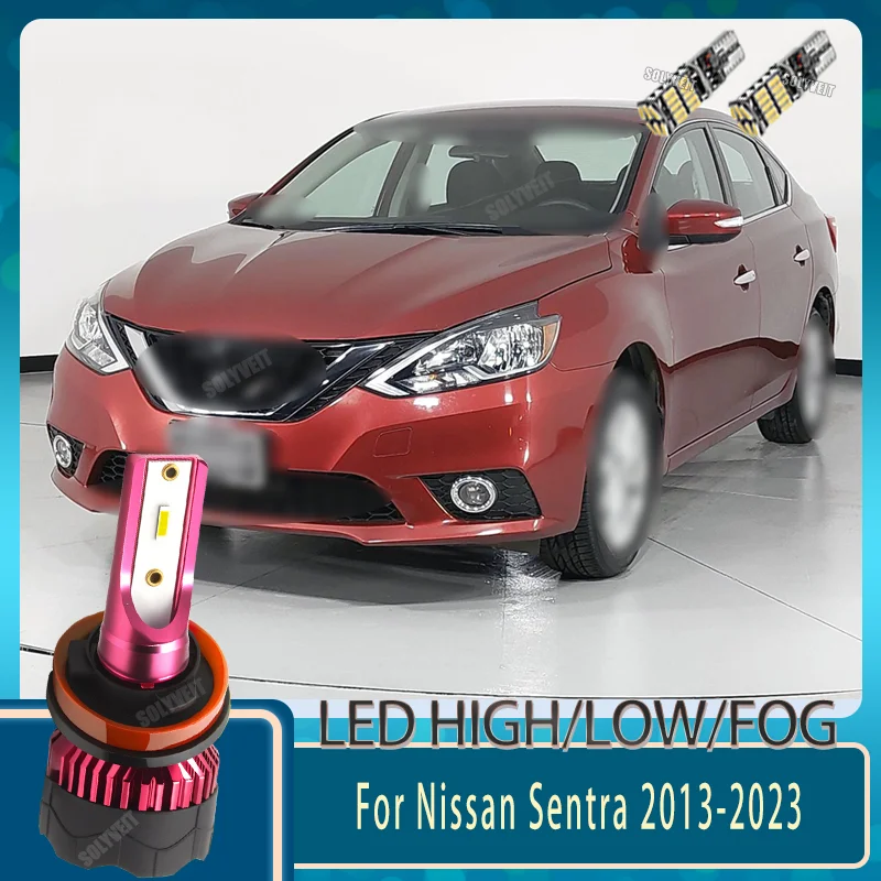 

Newly Upgrade H11/H9/H8 LED High Low Fog Beam Bulb Long Lifespan For Nissan Sentra 2013 2014 2015 2016 2017 2018 2019 2020-2023