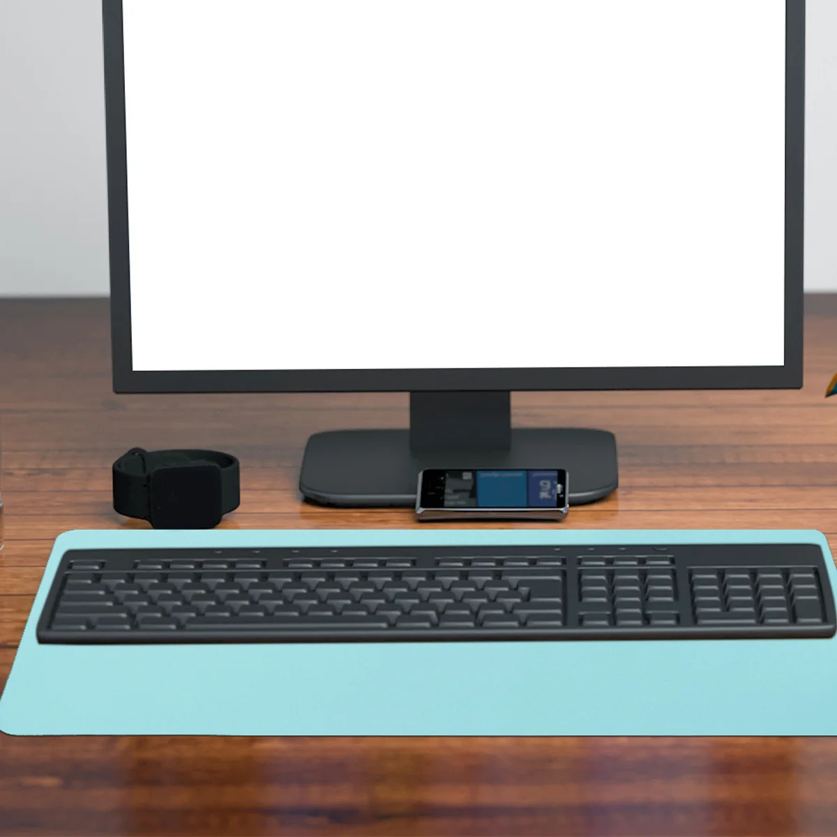 

Large Mouse Pad Gaming Laptop Writing Mat Practical Office Pu Non Slip Comfortable Waterproof Desk Mat Bright Color Double Sides