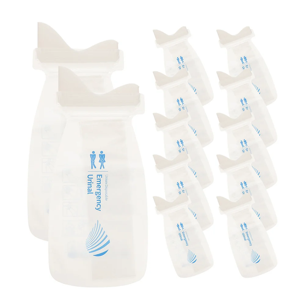 

16 шт., автомобильные аварийные одноразовые мешки для мочи, портативные дорожные мешки для мочи, герметичные, безопасные для кемпинга, уличные держатели для мочеиспускания