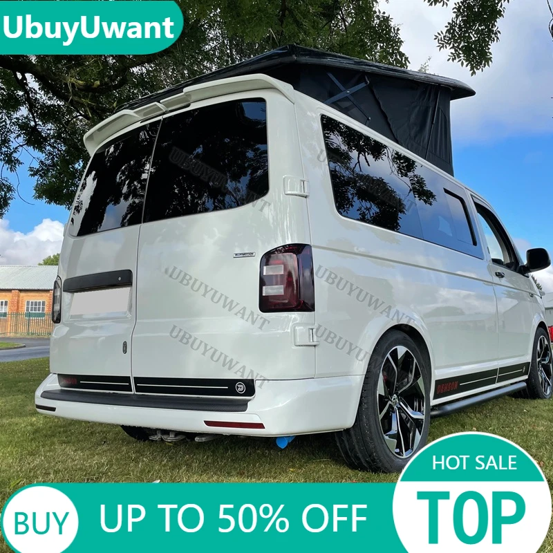 

2X For Volkswagen For VW T5 T5.1 T6 T6.1 2Door Transporter Rear Spoiler Wing Trunk Top Wing Tail Lip Spoiler Diffuser Auto Parts