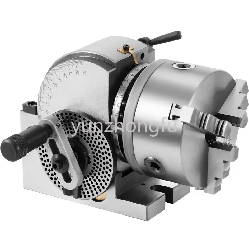 

BS0 5" Dividing Head Indexing Head Semi Universal With Indexing Plates, Tailstock & 125mm 3-Jaw Chuck for Drilling Milling