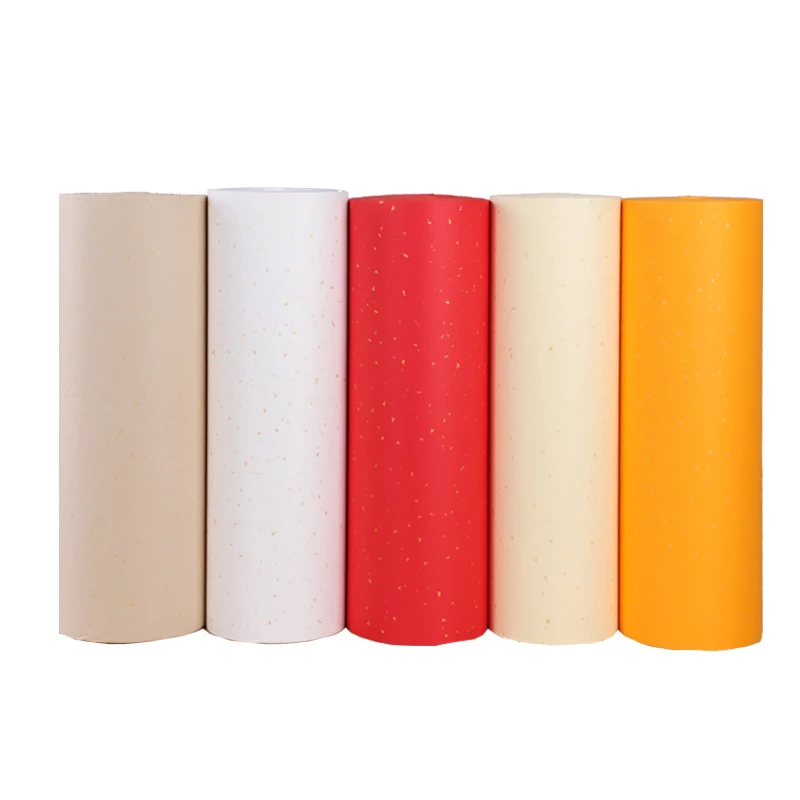 

Sprinkling Gold Color Half Ripe Xuan Paper Long Roll Archaize Raw Rice Paper Calligraphy Brush Pen Special Blank Creation Papier