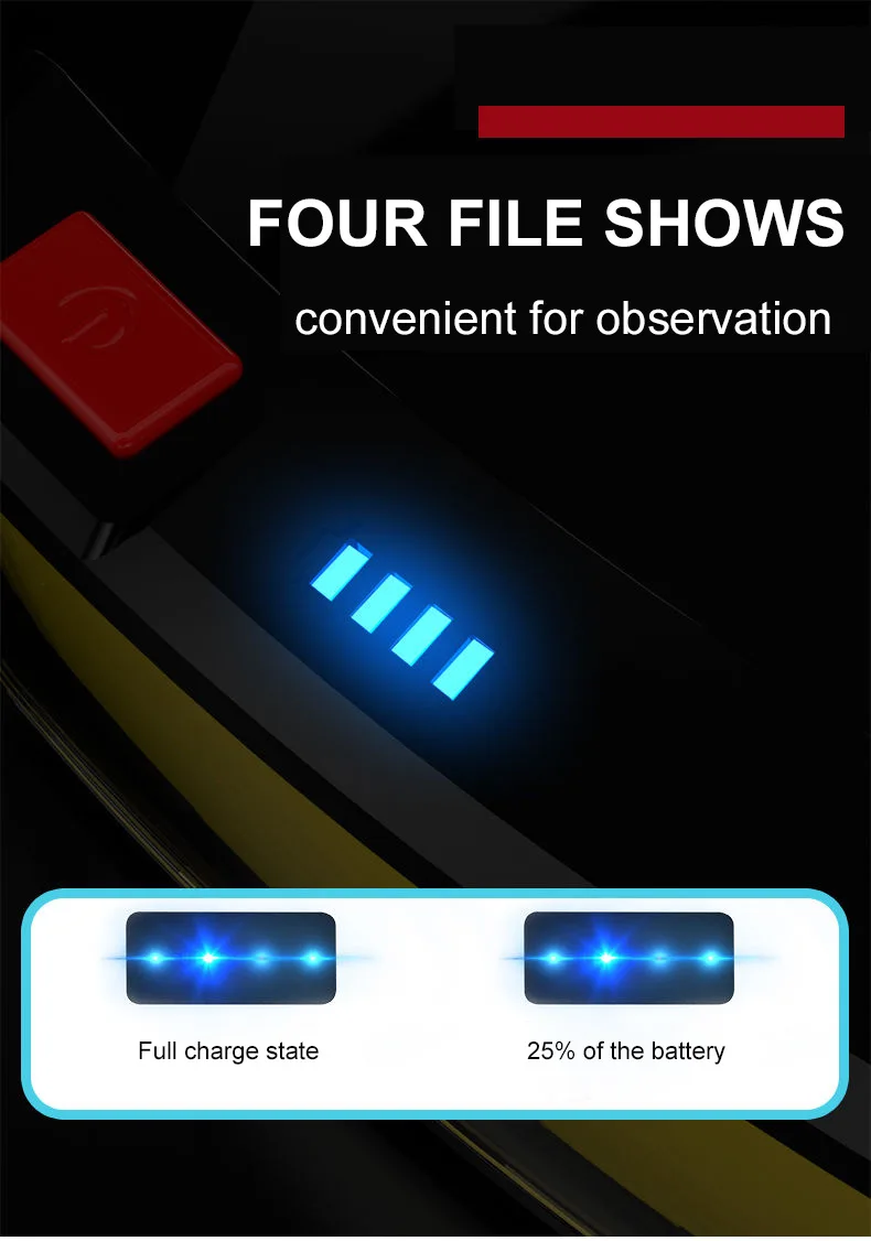 バッテリー内蔵の強力な充電式LEDヘッドランプ,キャンプやアウトドアフィッシングに最適な懐中電灯,防水懐中電灯