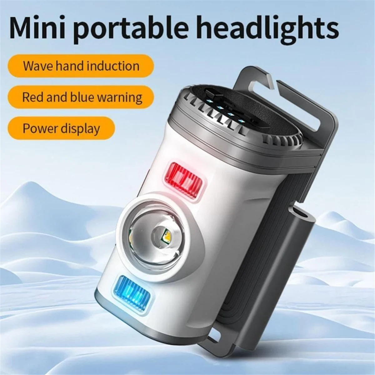 A40T LED Sensor Hat Clip Lamp Waterproof Light Rechargeable Fishing Searching Light Camping Light Night Flashlight