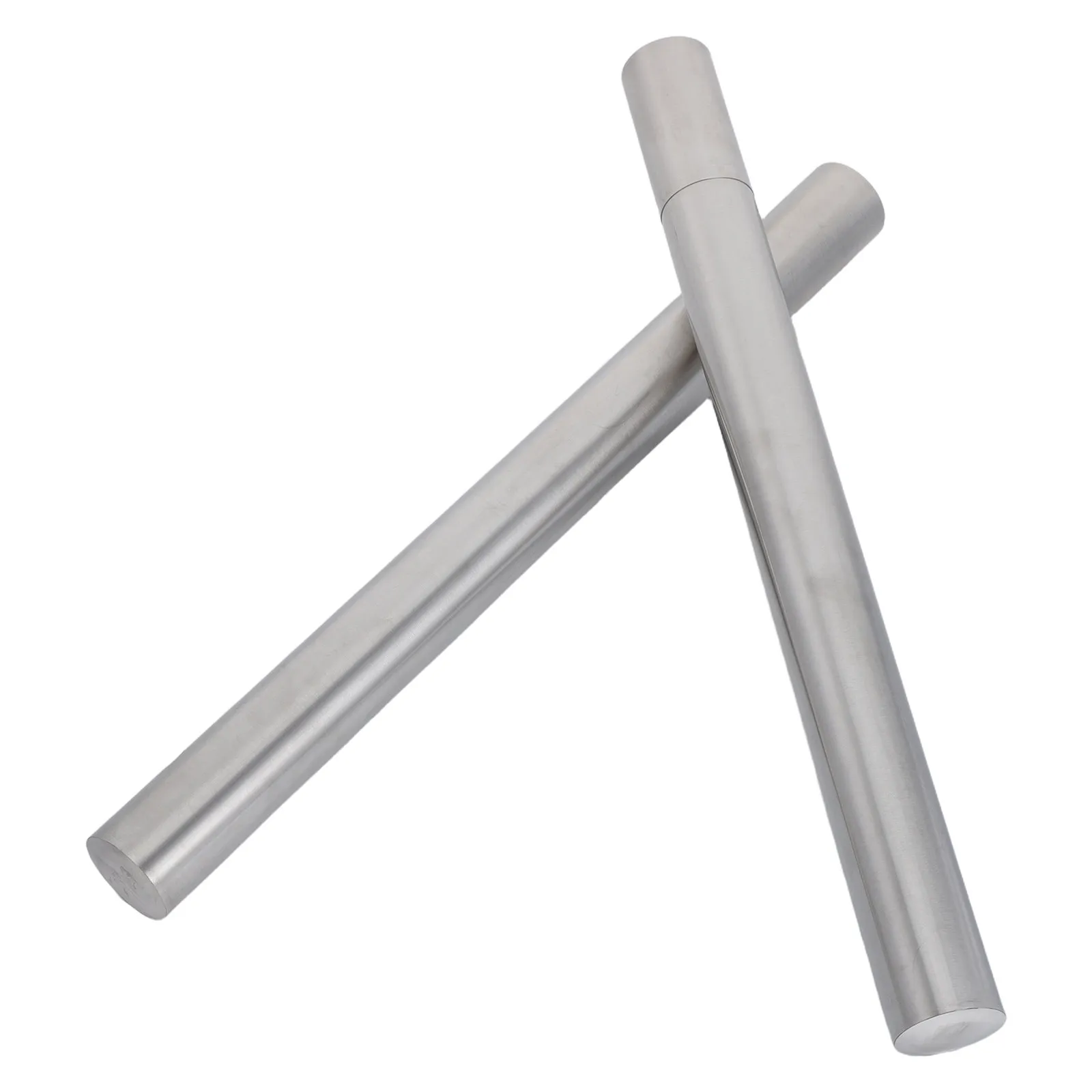 2Pcs Stainless Steel Birth Certificate Protector Holder Tube Universal Size Fit for Marriage License Diploma Award Certificate