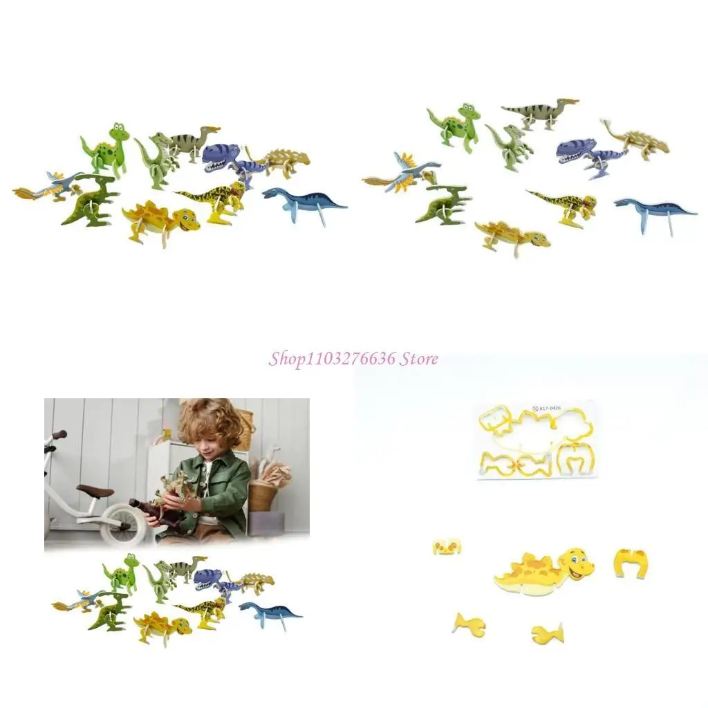 

R6FD Educational Cartoon Puzzle Children's Educational Toy for Toddlers Children