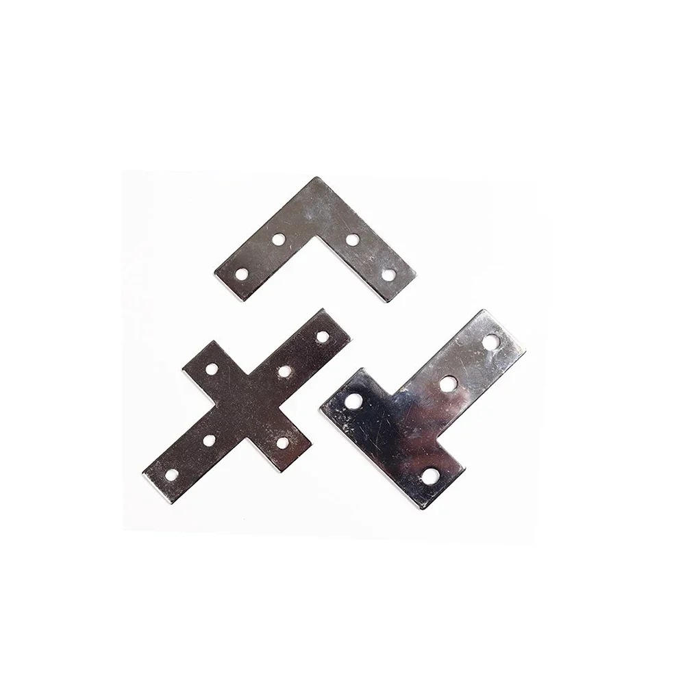 90 Degree Joint Board Plate Corner Angle Bracket Connection  Strip for Aluminum Profile 4545 L/T/Cross  5 hole