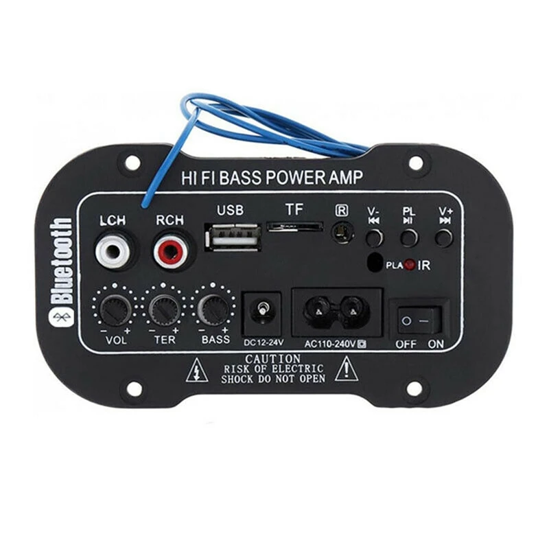 30W Car Digital Bluetooth Subwoofer Hifi Bass Power Amplifier Board Audio AMP